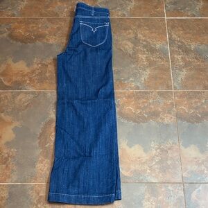 Ariat Dark Blue Wide Leg Flare Jeans